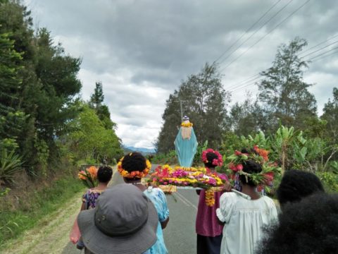 La Madonna di Fatima a Mount Hagen-PNG