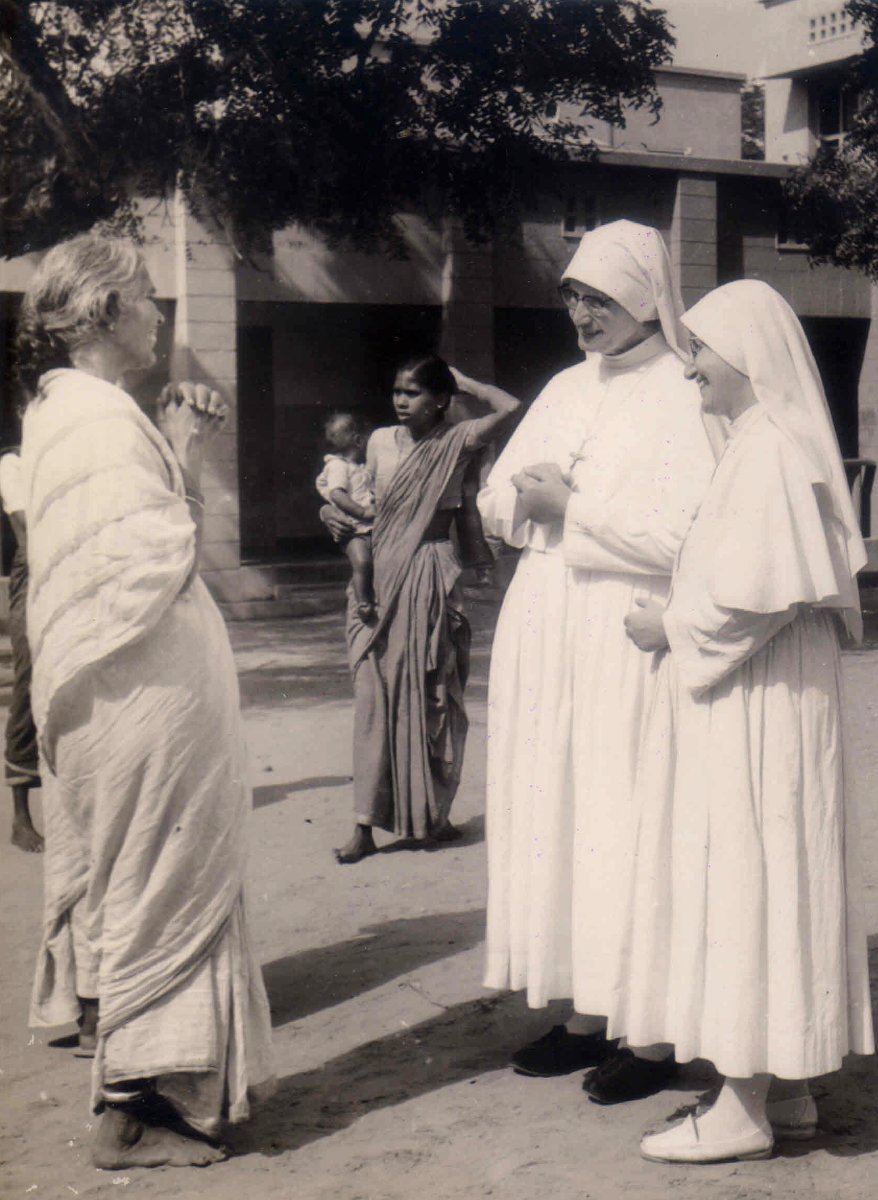 Madre Igilda in visita in India