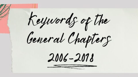 keywords of the general chapters 2006-2018